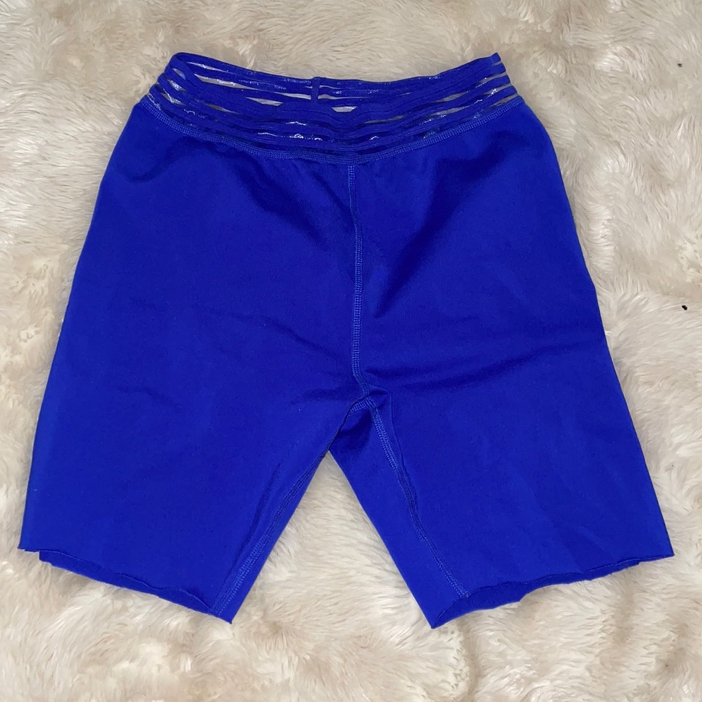 Leggings I cut into shorts, super stretchy